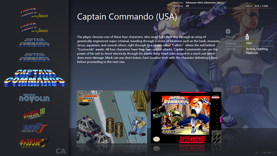 Captain Commando ROM - SNES Download - Emulator Games